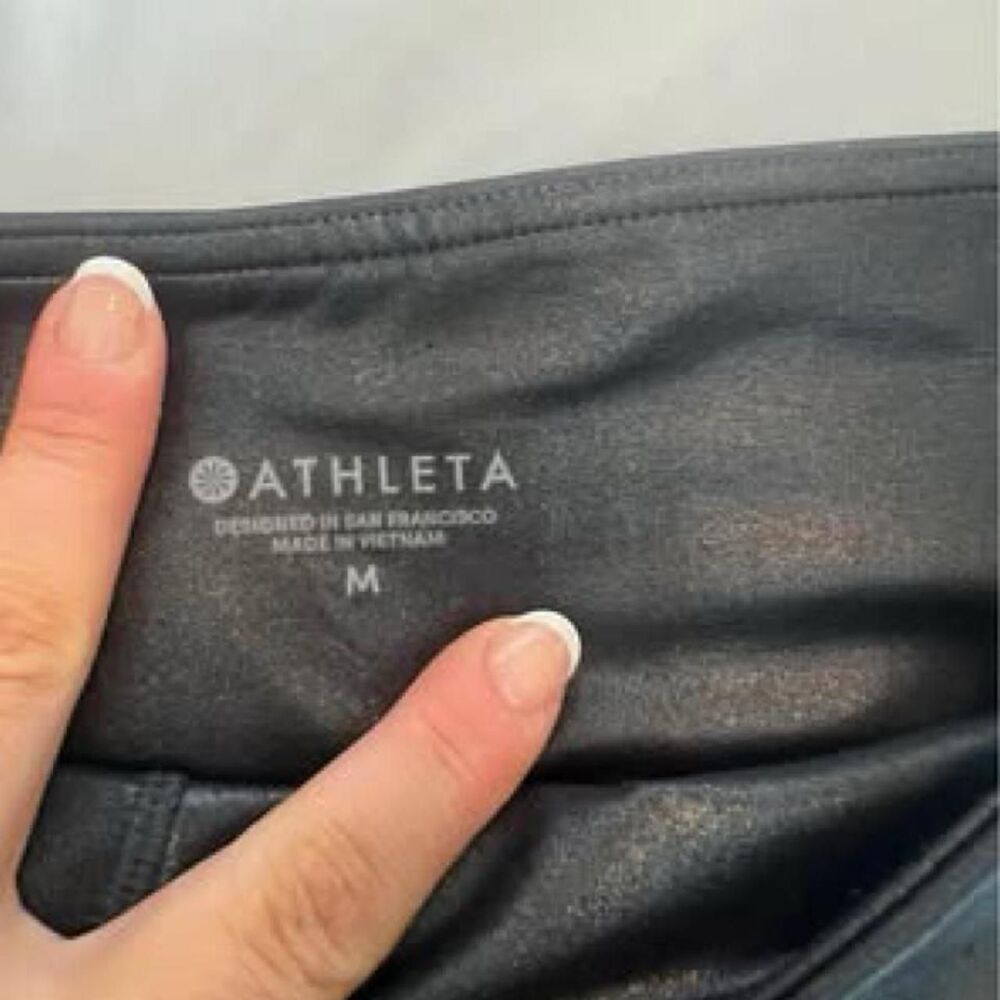 Athleta Women's Black Leggings - Picture 2 of 3
